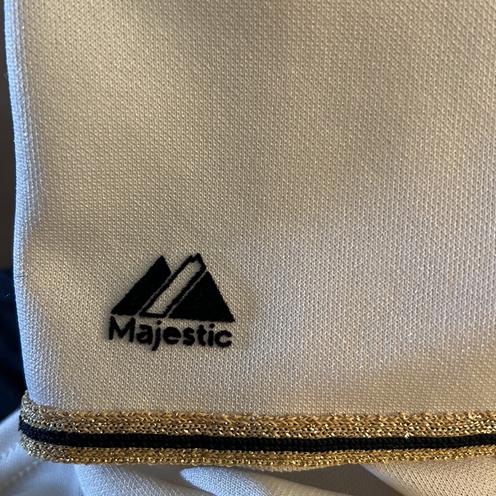 SF Giants Majestic XL Cream Baseball Jersey - Picture 6 of 6